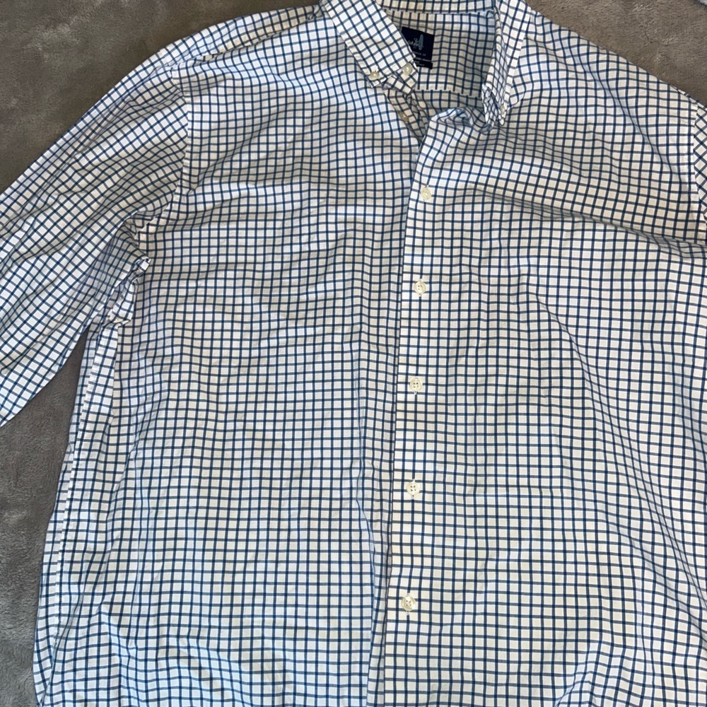 Men's Blue Checkered Shirt